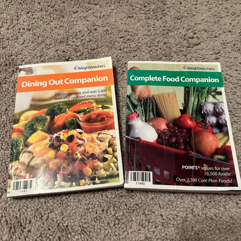 Weight Watchers guide books